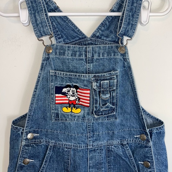 Vintage 90s Disney Mickey Mouse Denim Overalls - Picture 6 of 12